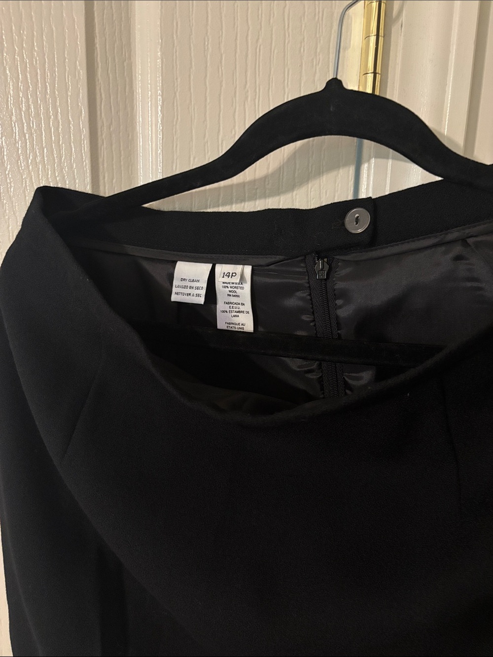 Christian Dior black pencil skirt